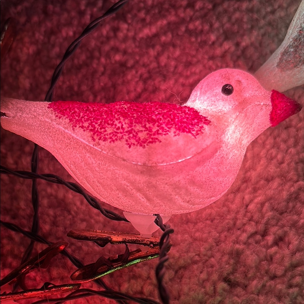 VTG Italian Holiday Lights Birds With Clips Christmas Easter - Picture 9 of 10